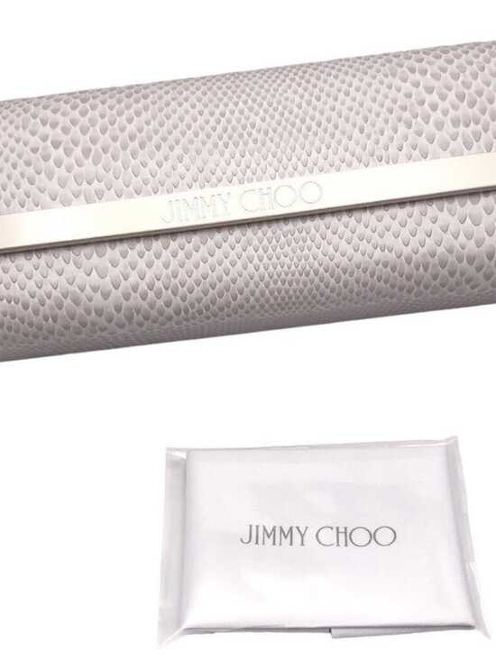 Jimmy Choo Accessories - Jimmy Choo Snakeskin Eyeglasses Case Only (Magnetic Closure) + Cleaning Cloth